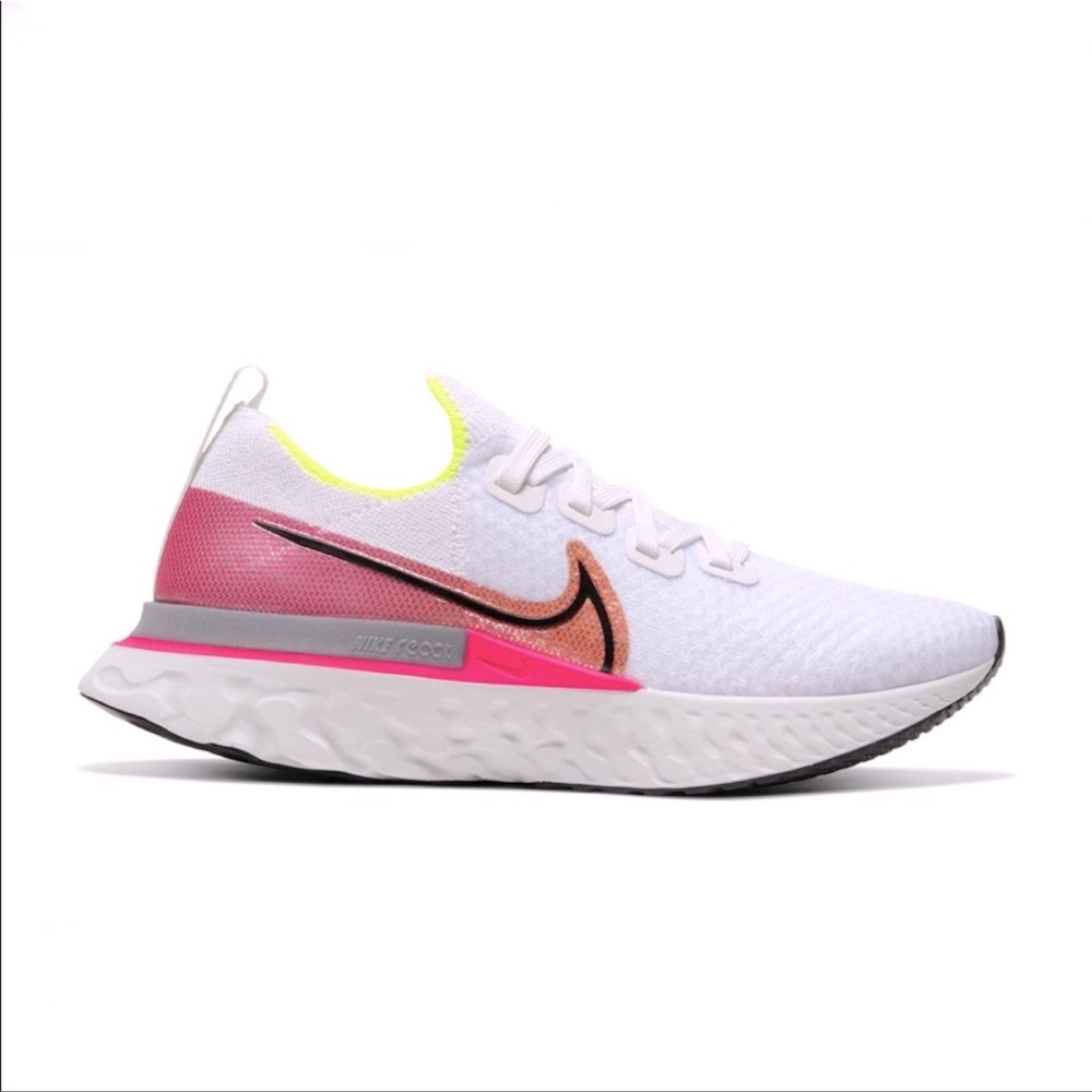 Nike React Infinity Run Flyknit Platinum tint/ pink. Brand new. No box. Size 8